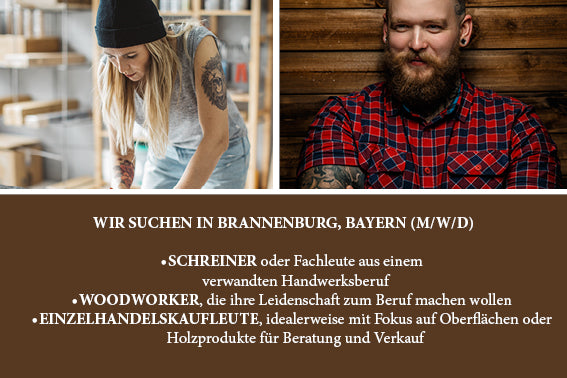 Job-Angebote: Schreiner, Woodworker, Einzelhandelskaufleute