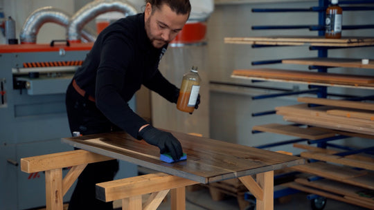 Oli Natura Antique - schwarze Reaktiv Beize - Holzbeize und HS Profiöl